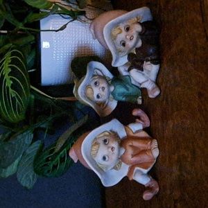 Vintage 1980's Homeco set of Pixies/elves